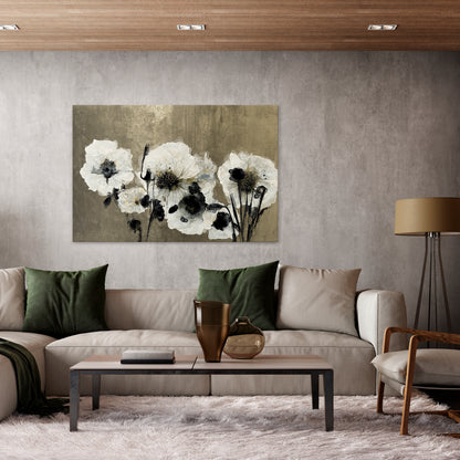 HARMONY IN WHITE Horizontal Canvas Print