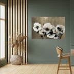 HARMONY IN WHITE Poster Horizontal Autocolante