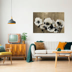 HARMONY IN WHITE Poster Horizontal Autocolante