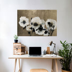 HARMONY IN WHITE Poster Horizontal Autocolante