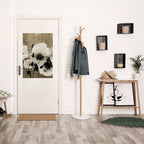 HARMONY IN WHITE Peel and Stick Vertical Poster