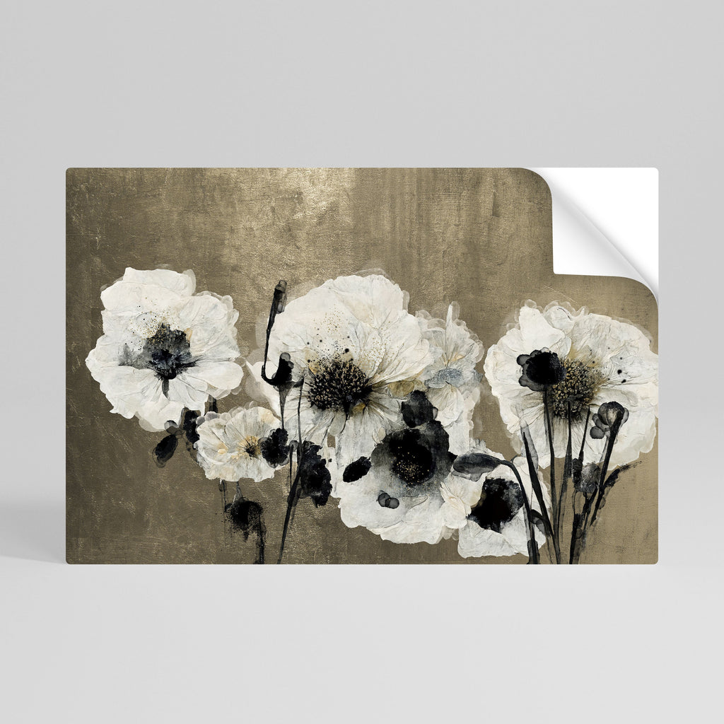 HARMONY IN WHITE Poster Horizontal Autocolante