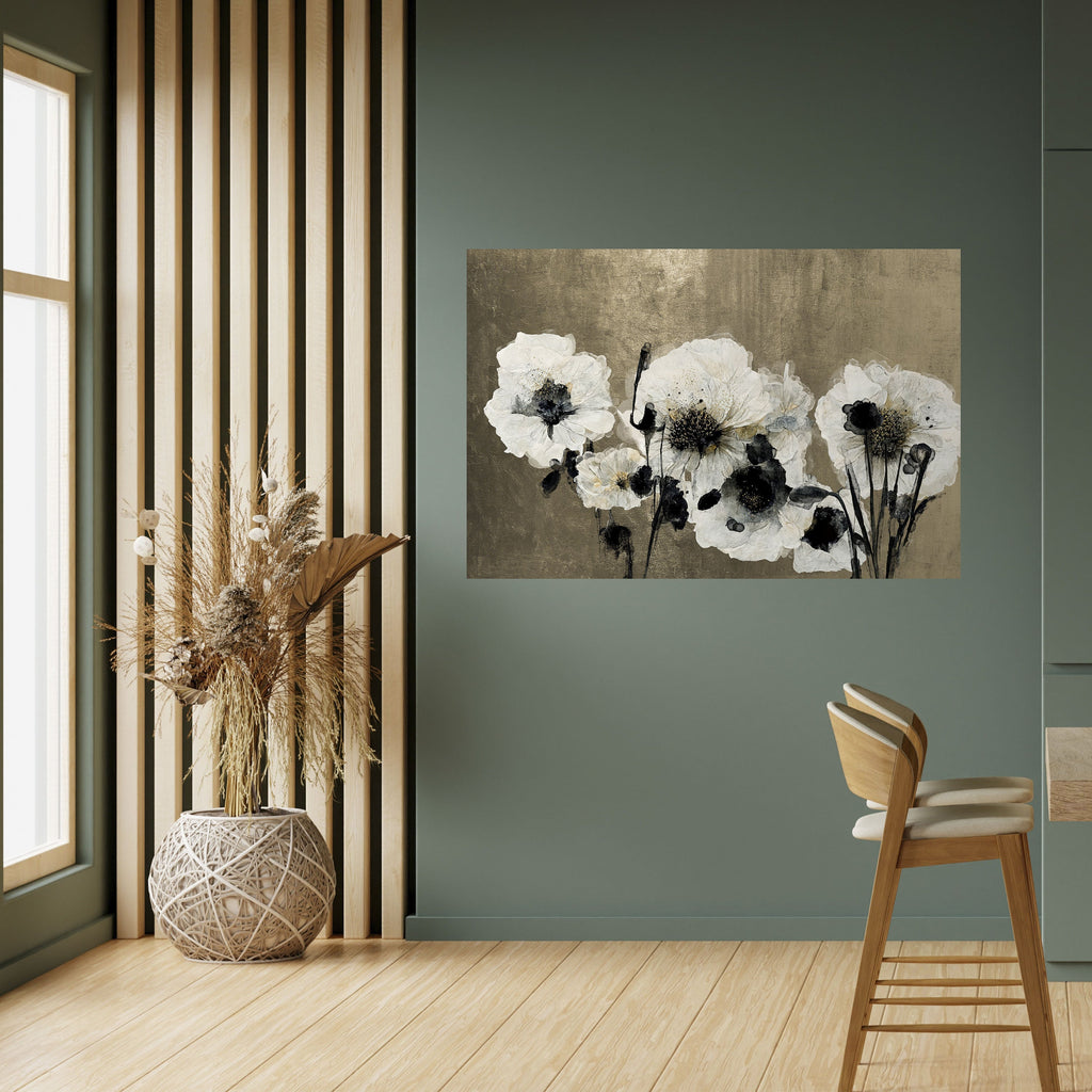 HARMONY IN WHITE Poster Horizontal Autocolante