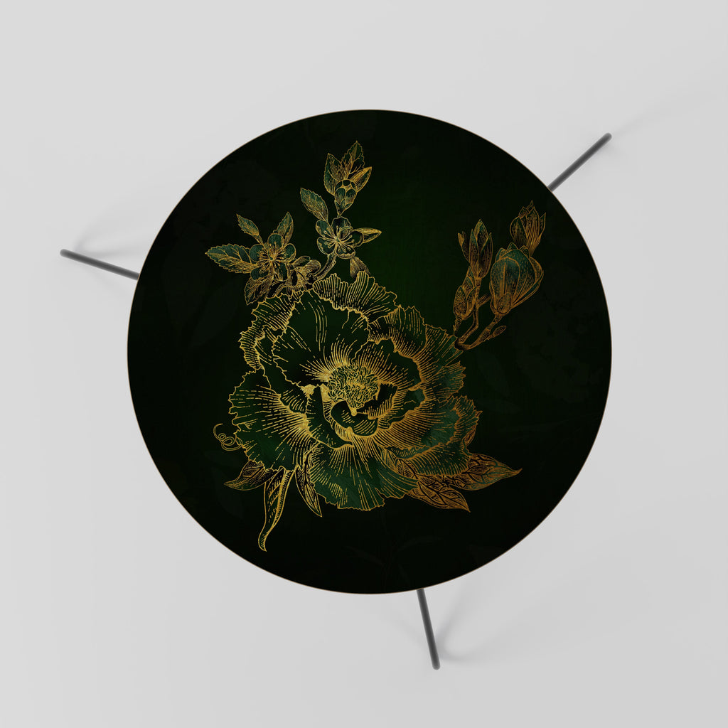 MIDNIGHT FLORAL GLIMMER Mesa de Centro 60