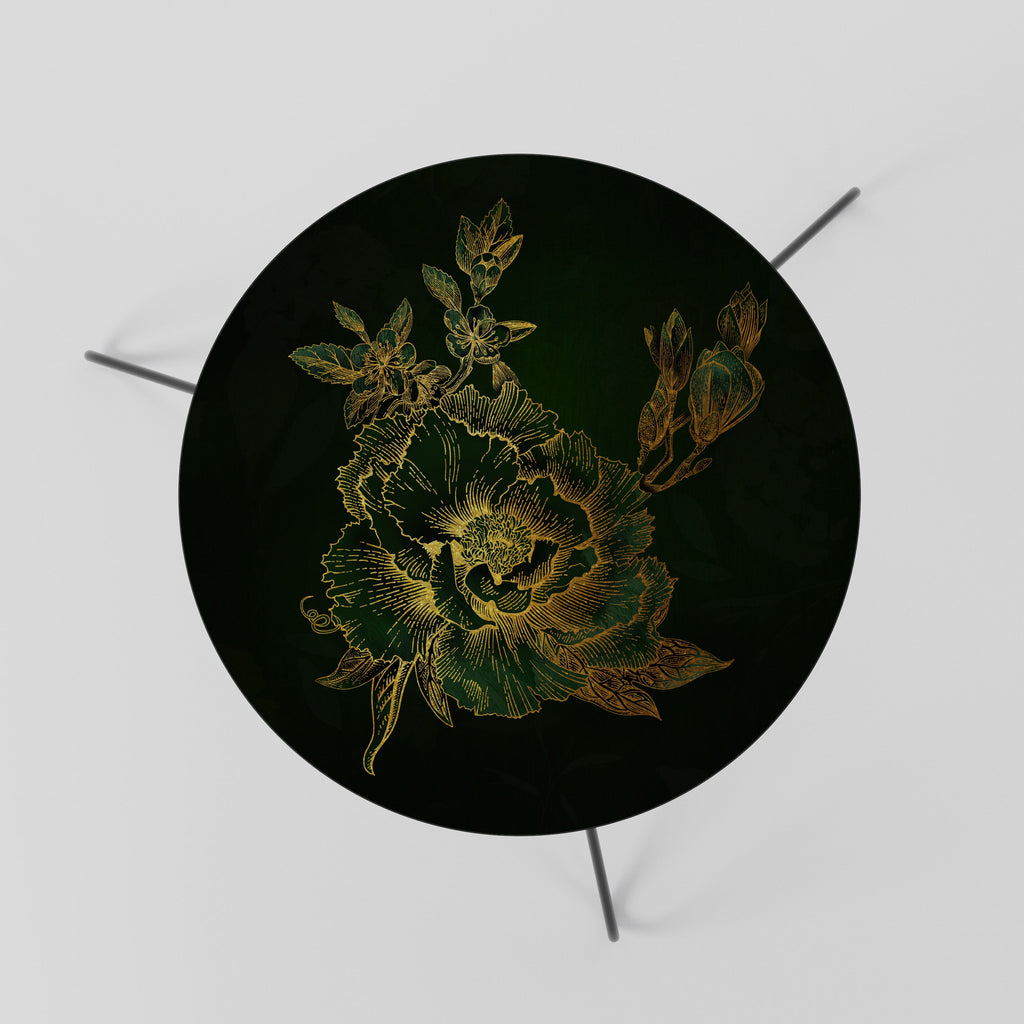 MIDNIGHT FLORAL GLIMMER Mesa de Centro 60