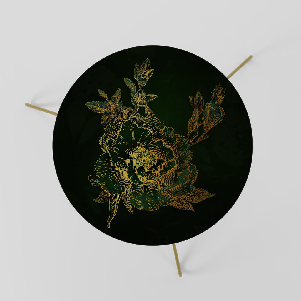 MIDNIGHT FLORAL GLIMMER Mesa de Centro 60