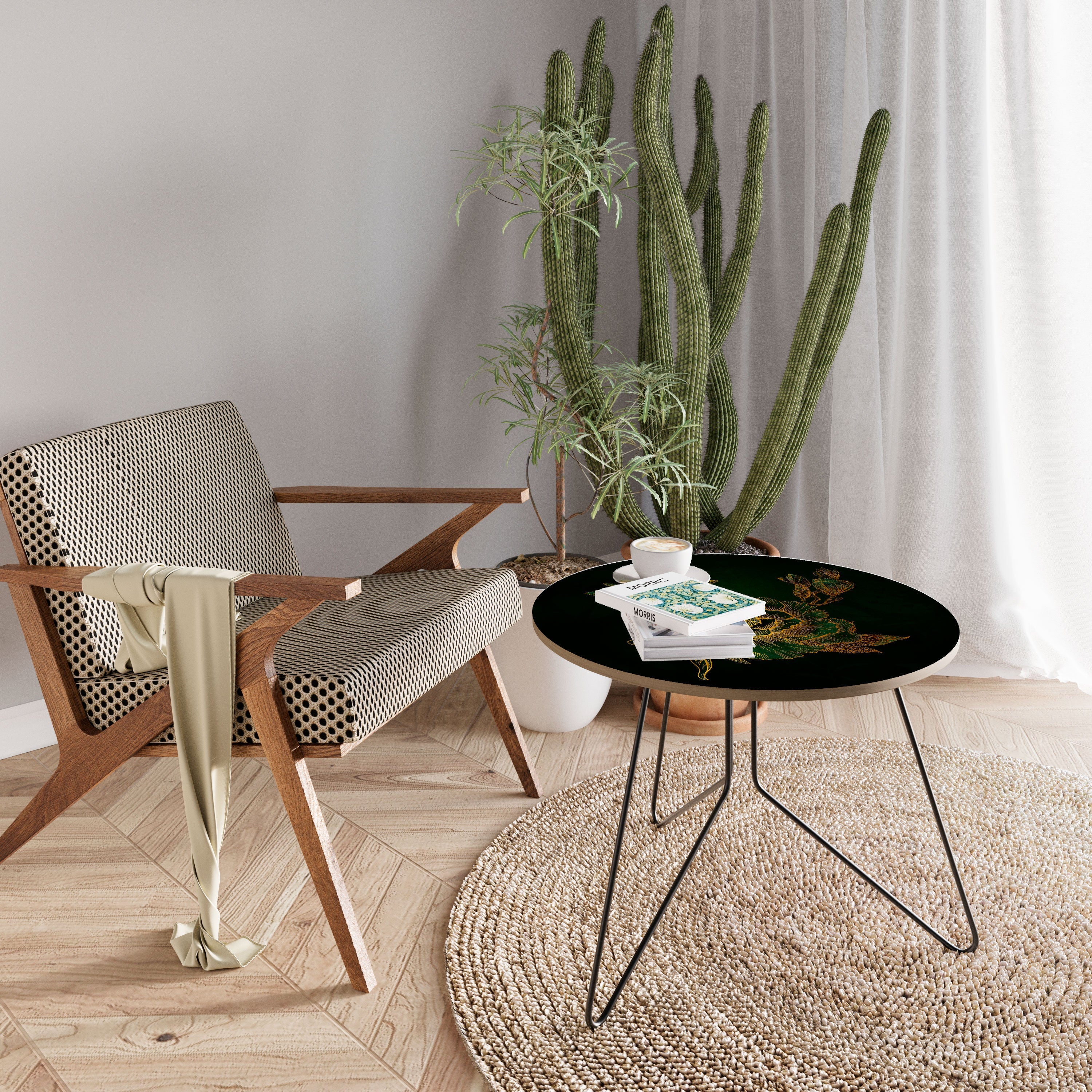 MIDNIGHT FLORAL GLIMMER Coffee Table 69