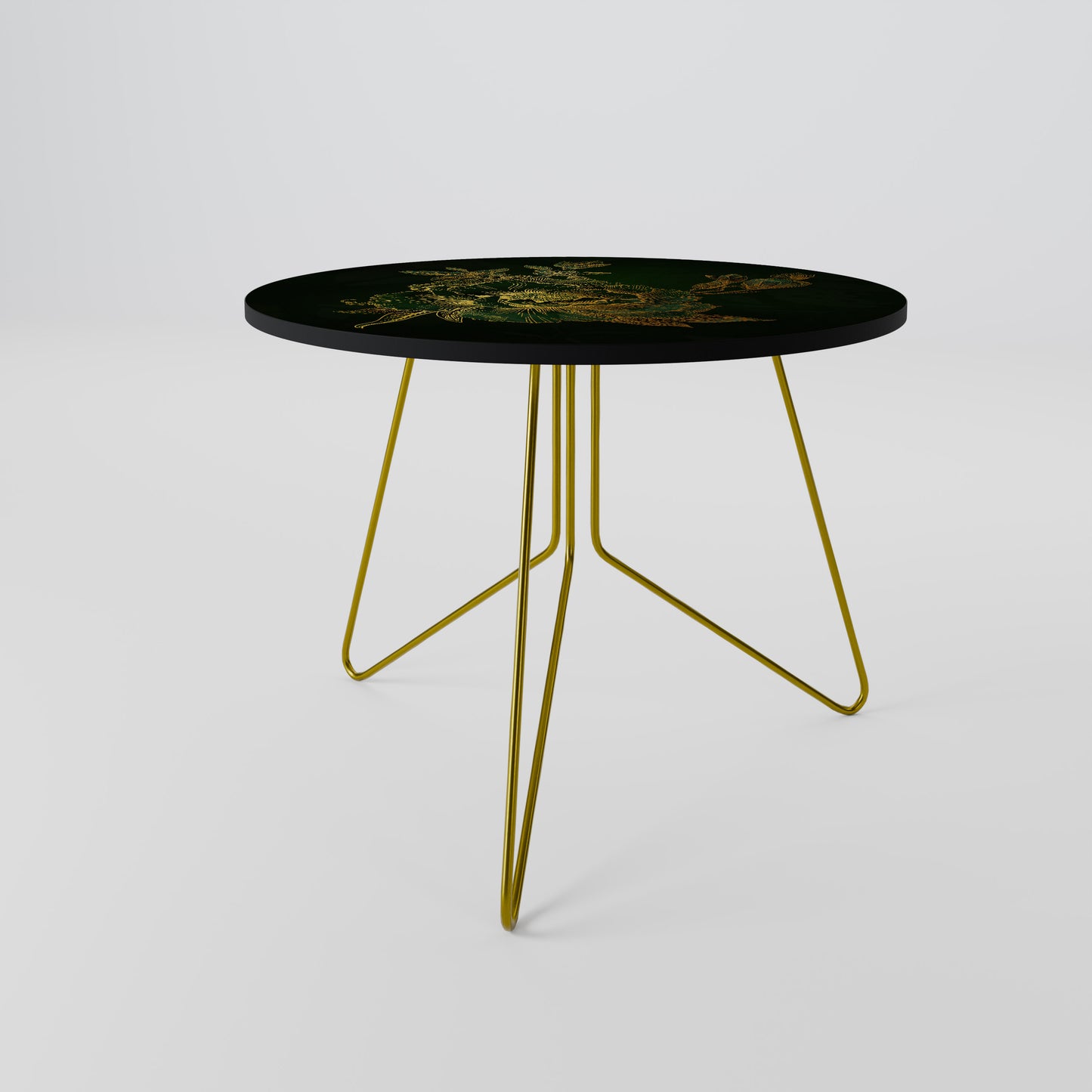 MIDNIGHT FLORAL GLIMMER Coffee Table