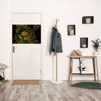 MIDNIGHT FLORAL GLIMMER Peel and Stick Horizontal Poster