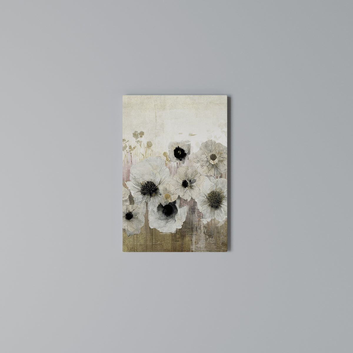GENTLE VINTAGE HARMONY Vertical Canvas Print