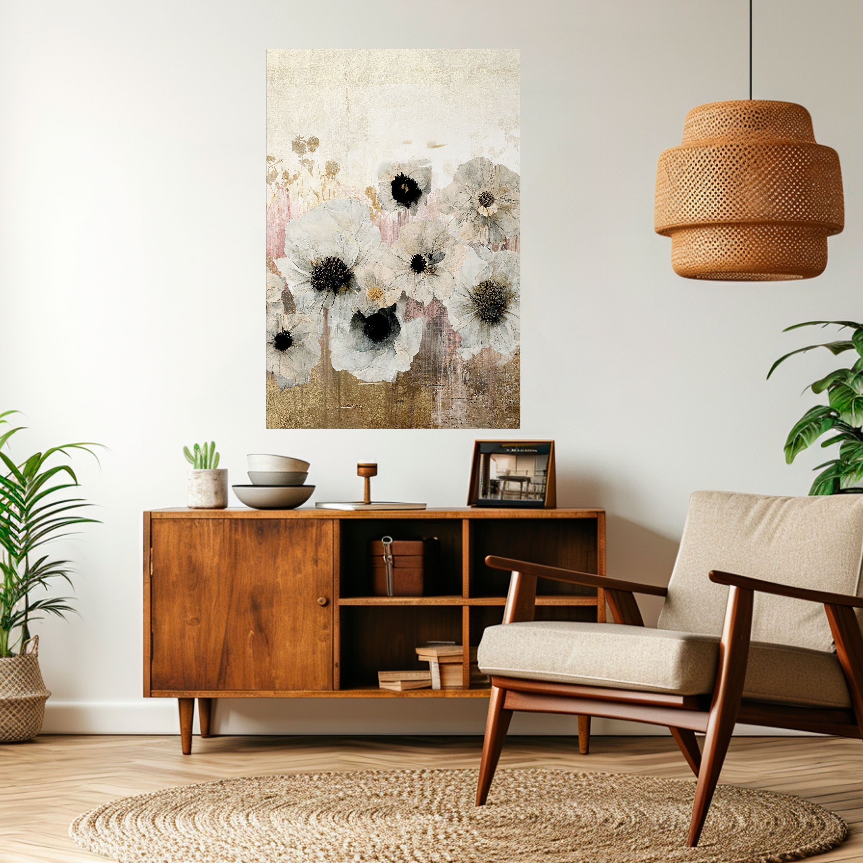 GENTLE VINTAGE HARMONY Poster Vertical Autocolante