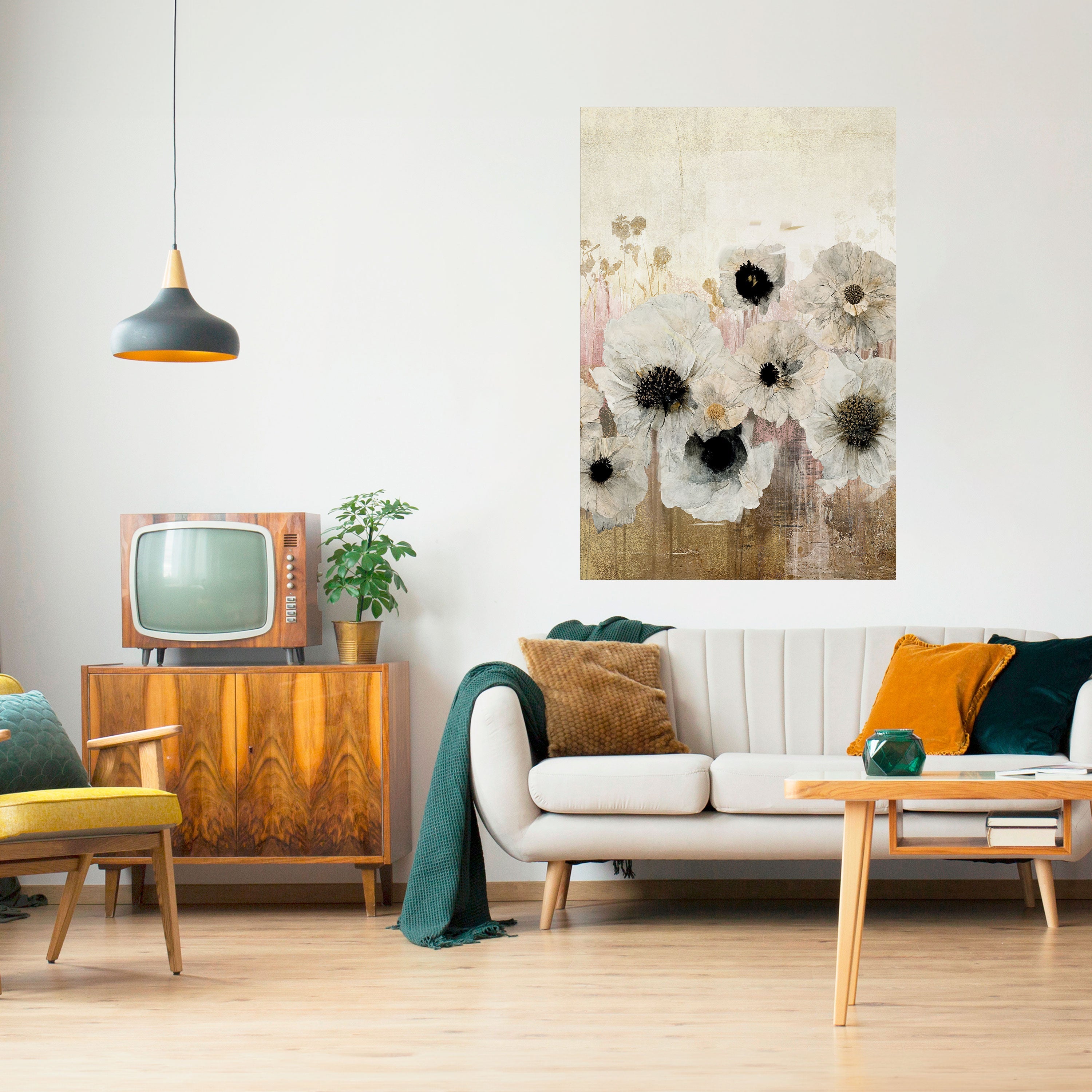 GENTLE VINTAGE HARMONY Poster Vertical Autocolante