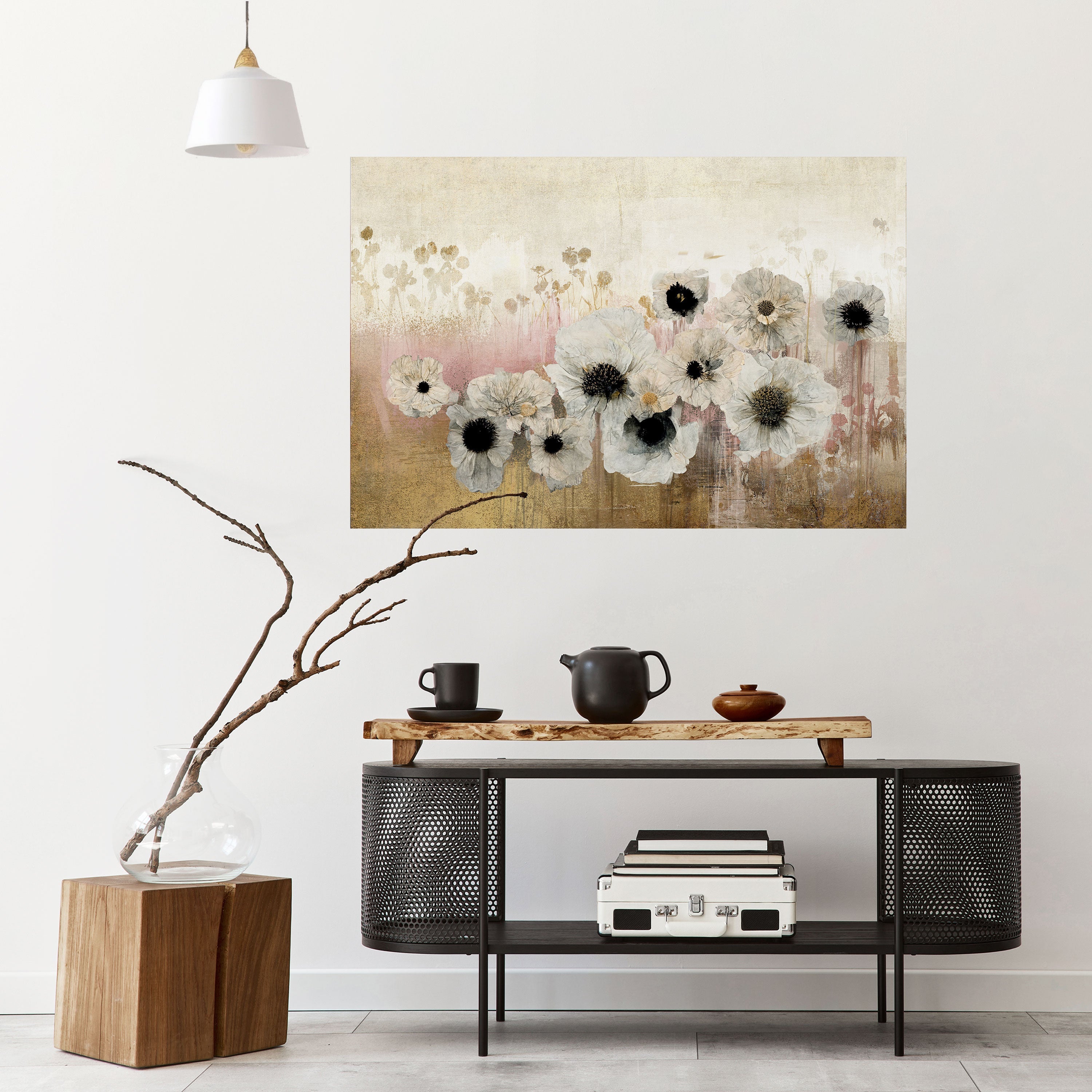 GENTLE VINTAGE HARMONY Peel and Stick Horizontal Poster