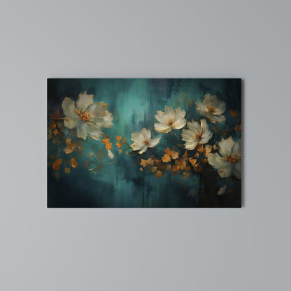 TRANQUIL GARDEN MUSE Horizontal Canvas Print