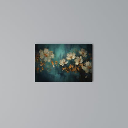 TRANQUIL GARDEN MUSE Horizontal Canvas Print