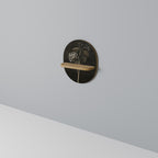 MEADOW MEMORIES Prateleira Oval Decorativa em Efeito Carvalho