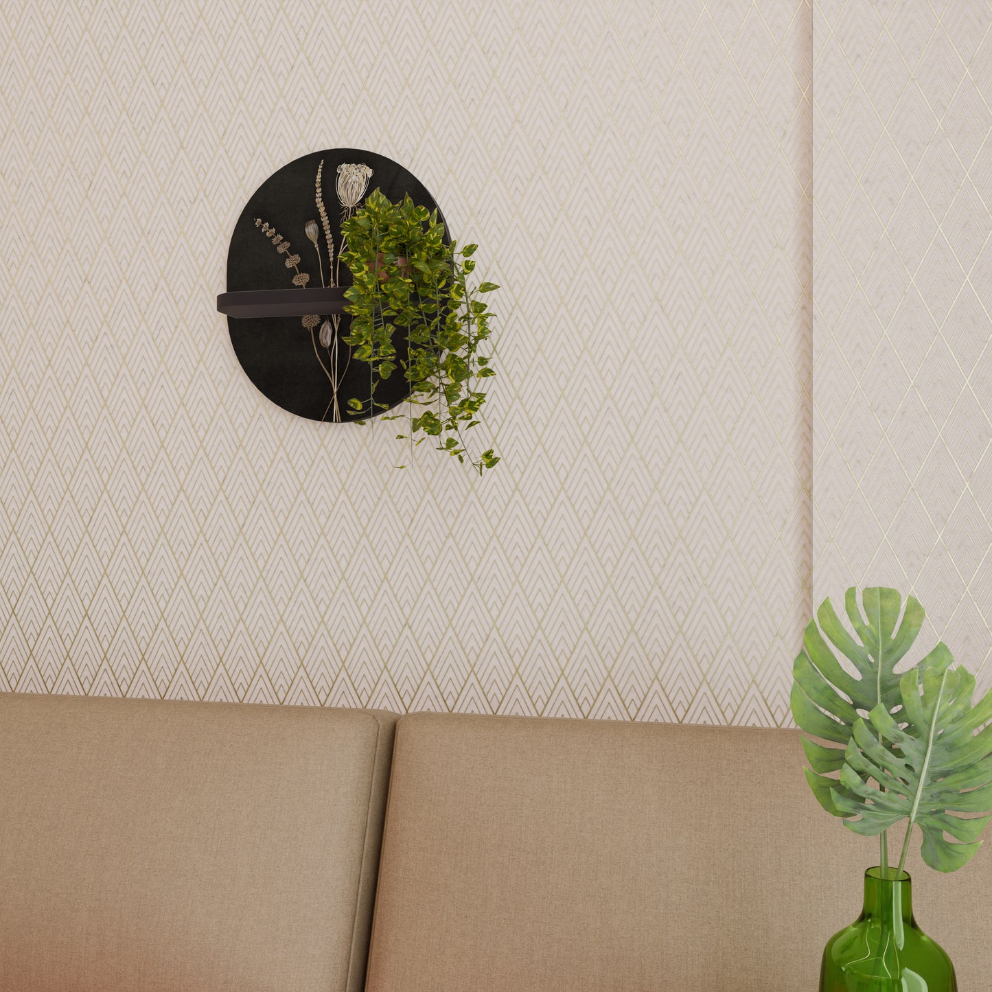 MEADOW ART. Art Shelf