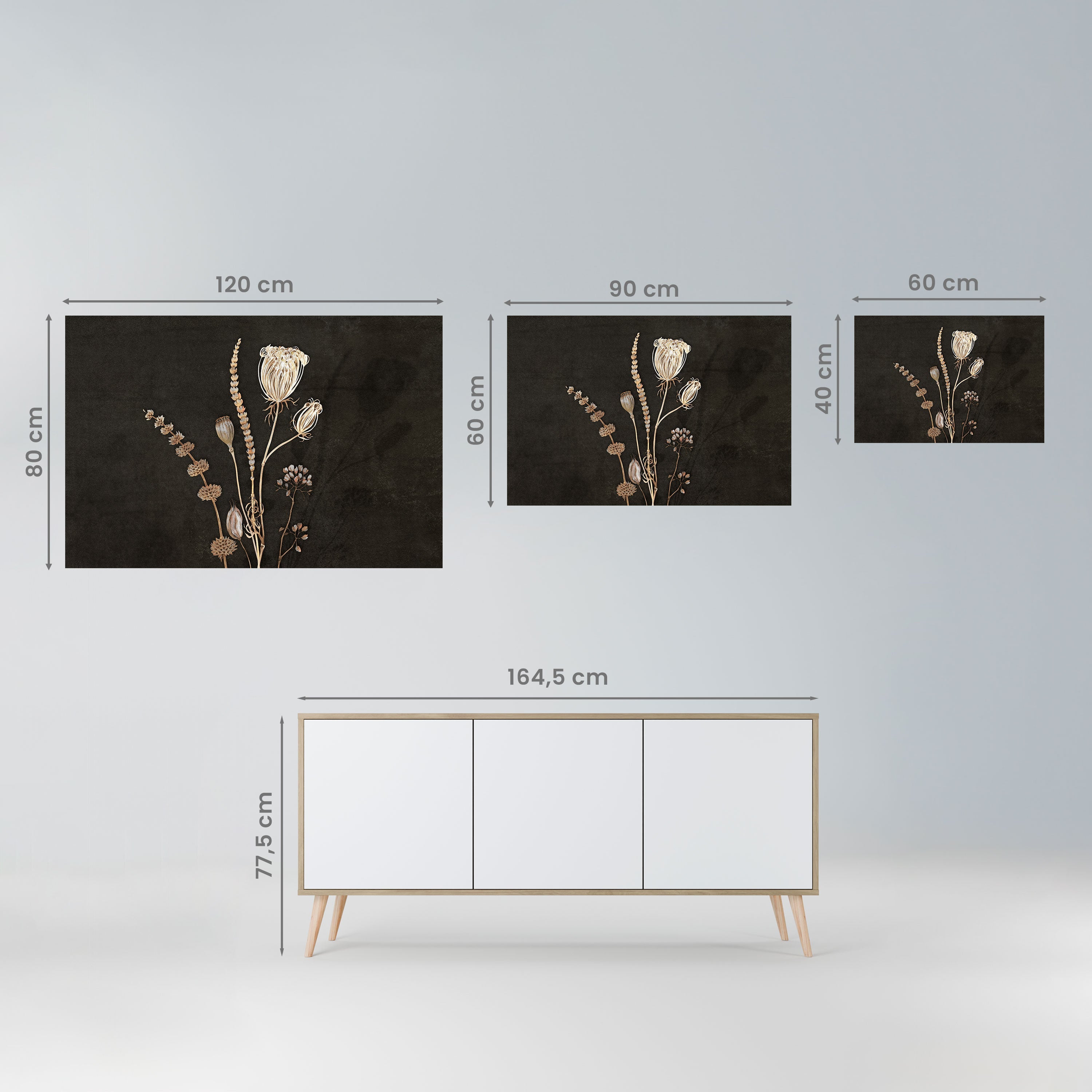 MEADOW ART. Peel and Stick Horizontal Poster