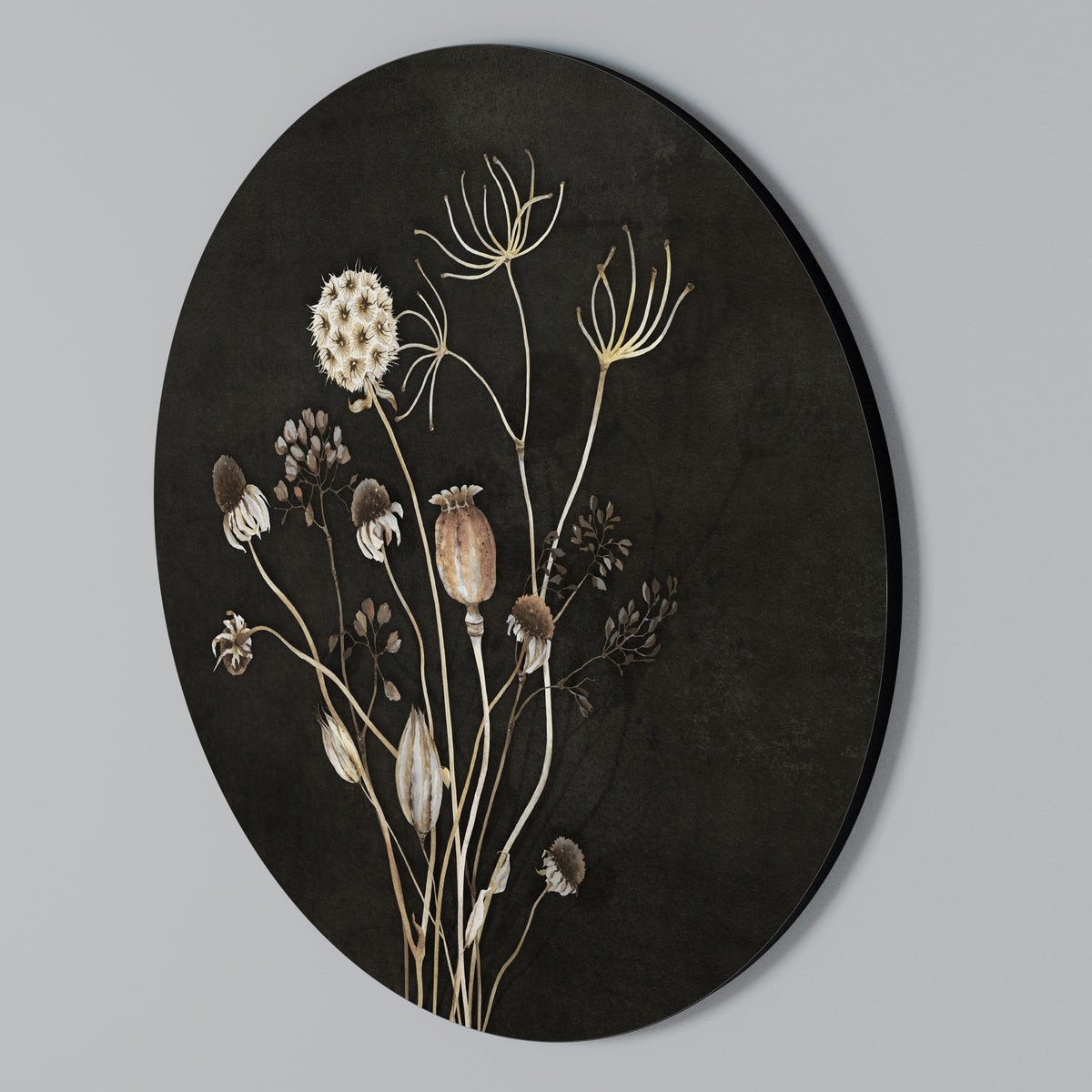 MEADOW SHADES Round Wall Art