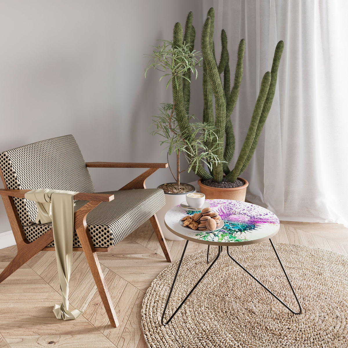 COLORFUL THISTLE DANCE Coffee Table