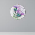 COLORFUL THISTLE DANCE Quadro Redondo Decorativo