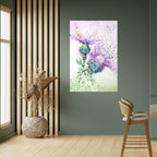 COLORFUL THISTLE DANCE Poster Vertical Autocolante