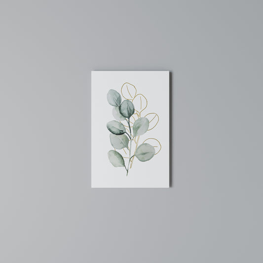 SILHOUETTES IN SOFT WATERS Quadro em tela vertical