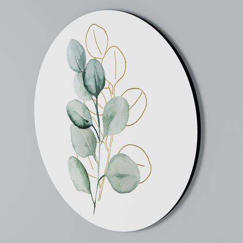 SILHOUETTES IN SOFT WATERS Arte de Parede Redonda