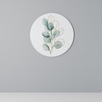 SILHOUETTES IN SOFT WATERS Quadro Redondo Decorativo