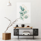 SILHOUETTES IN SOFT WATERS Peel and Stick Vertical Poster