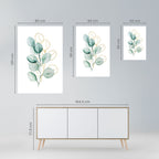 SILHOUETTES IN SOFT WATERS Peel and Stick Vertical Poster