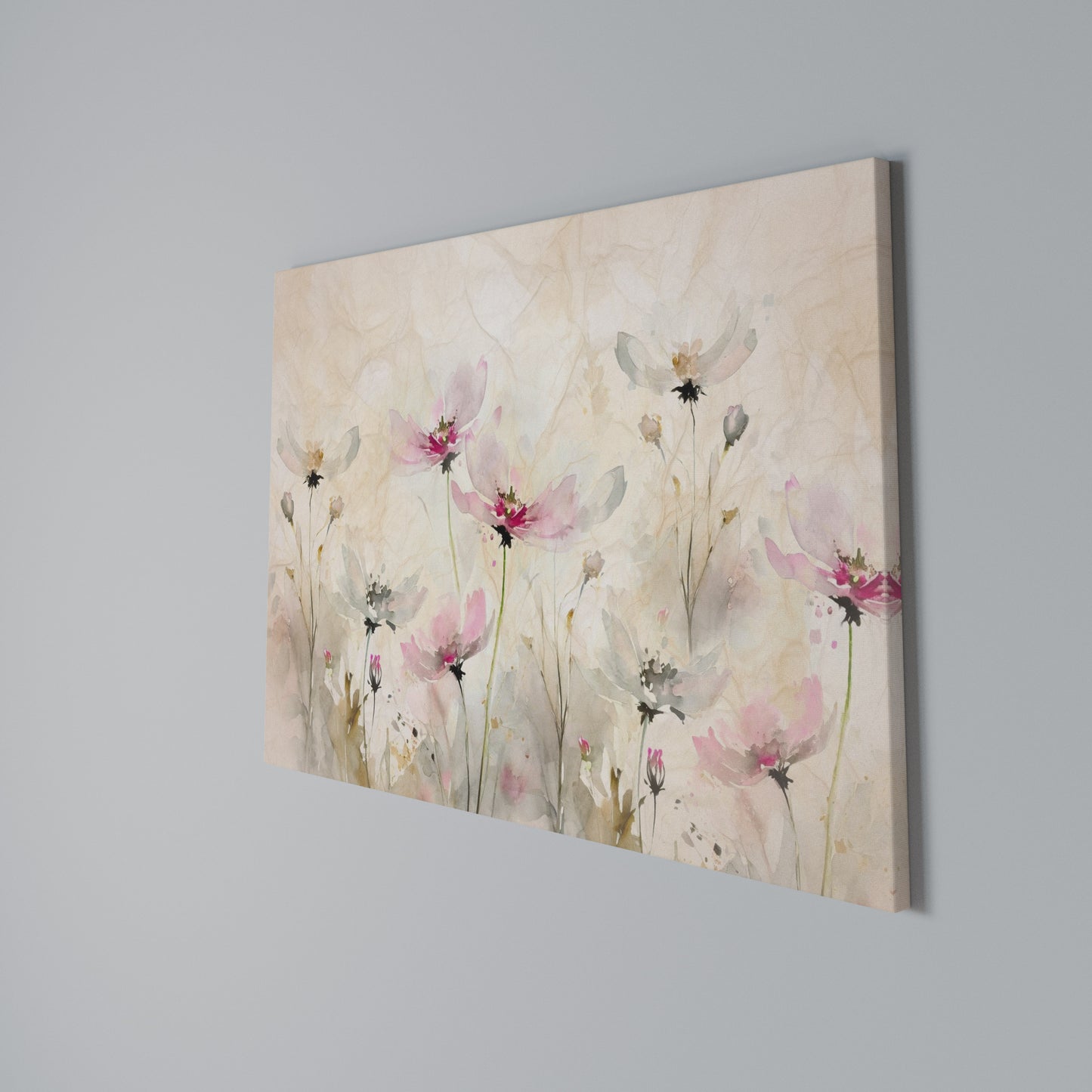 PAINTED LIGHTNESS Horizontal Canvas Print