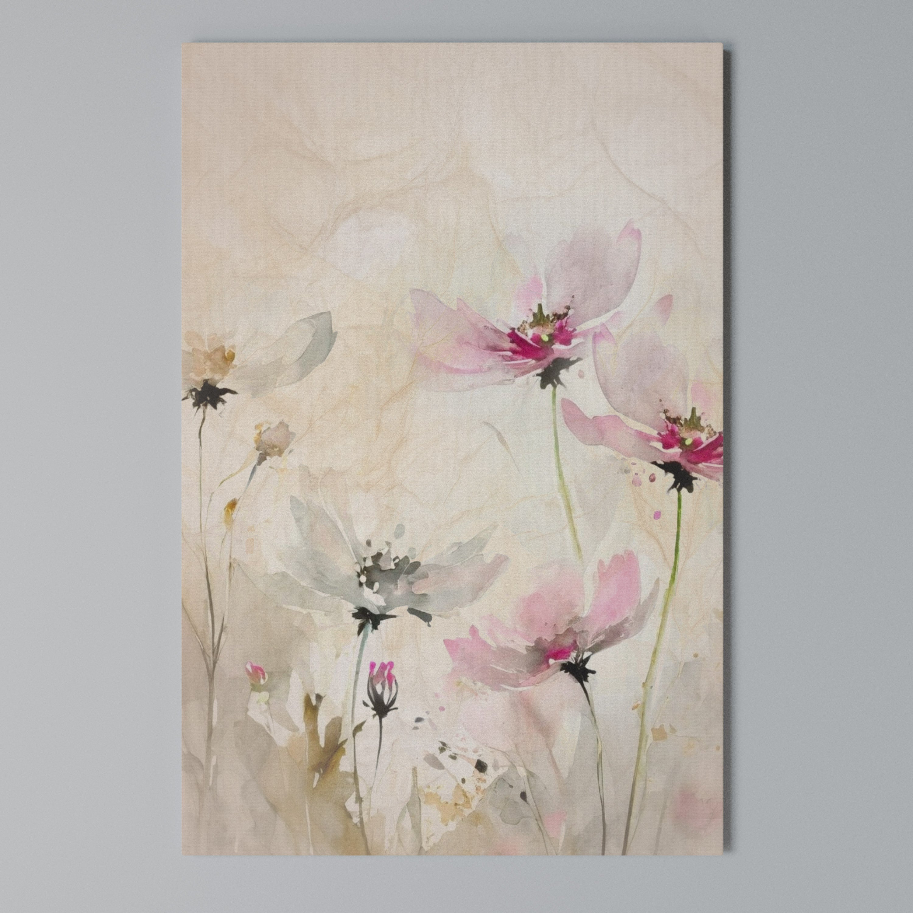 PAINTED LIGHTNESS Quadro em tela vertical