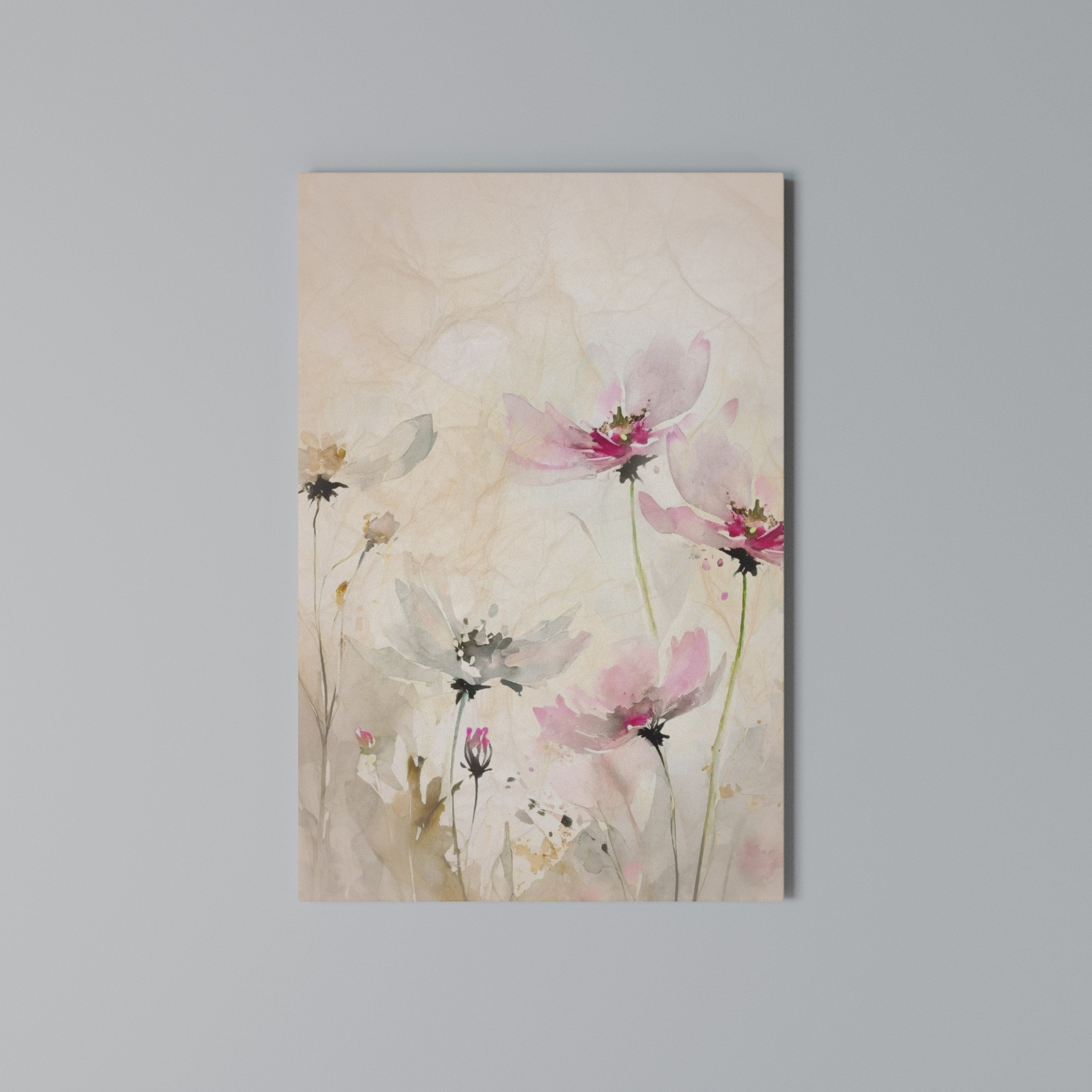 PAINTED LIGHTNESS Quadro em tela vertical