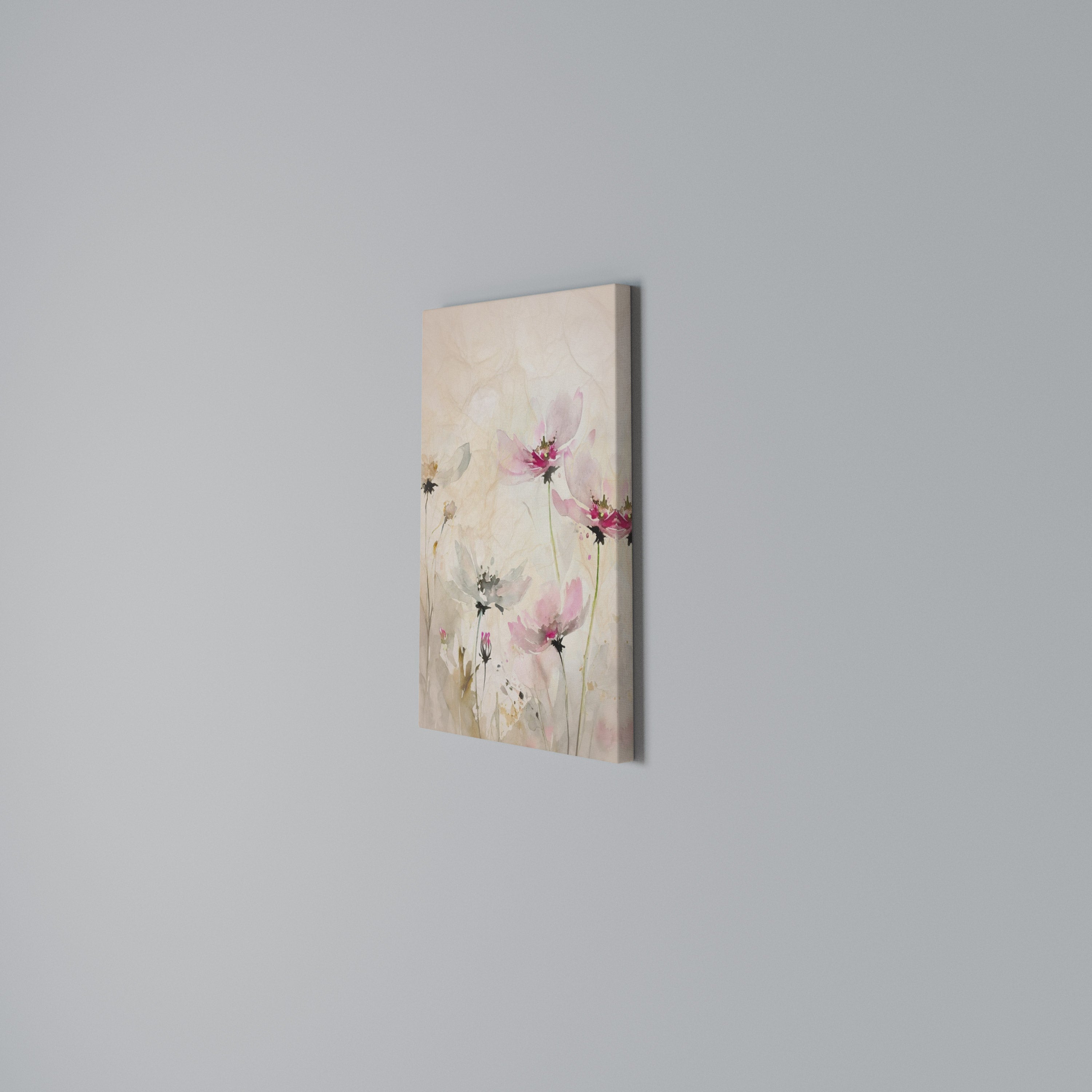 PAINTED LIGHTNESS Quadro em tela vertical