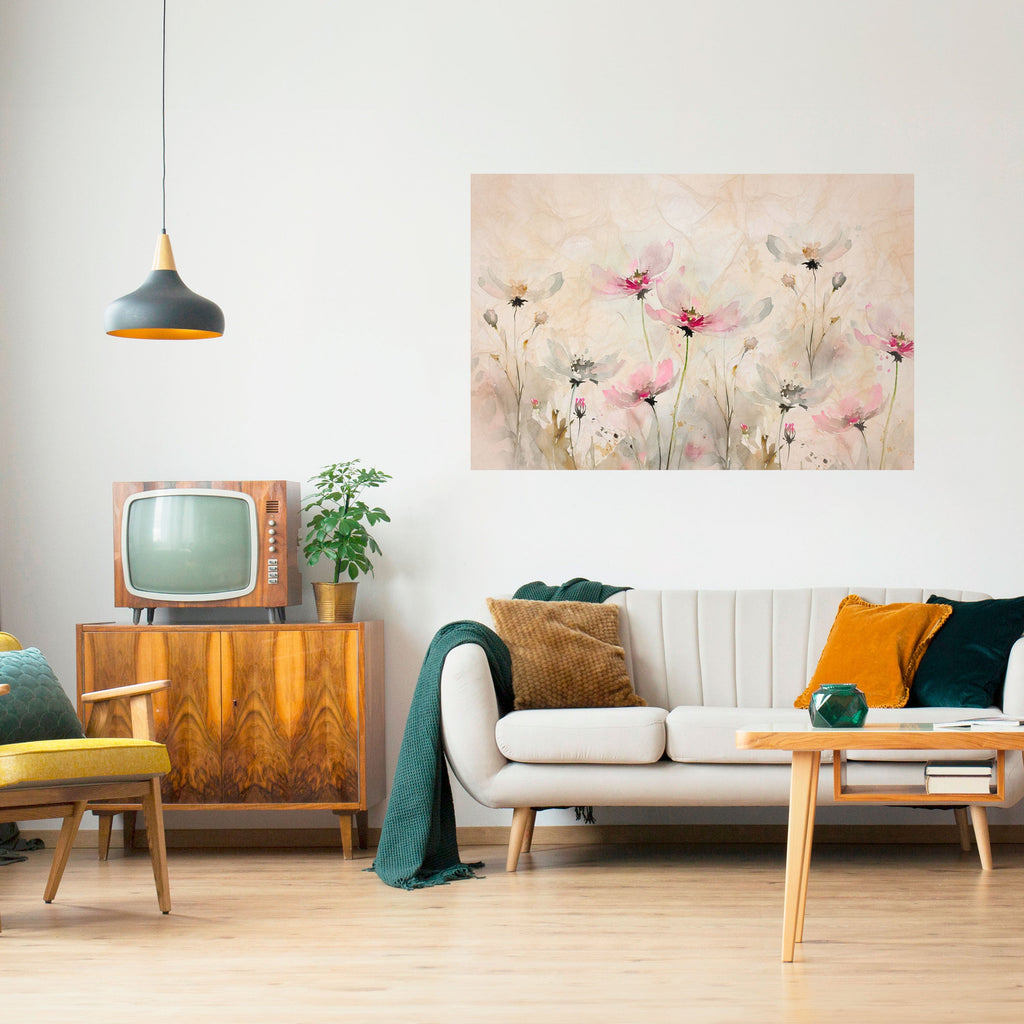 PAINTED LIGHTNESS Peel and Stick Horizontal Poster