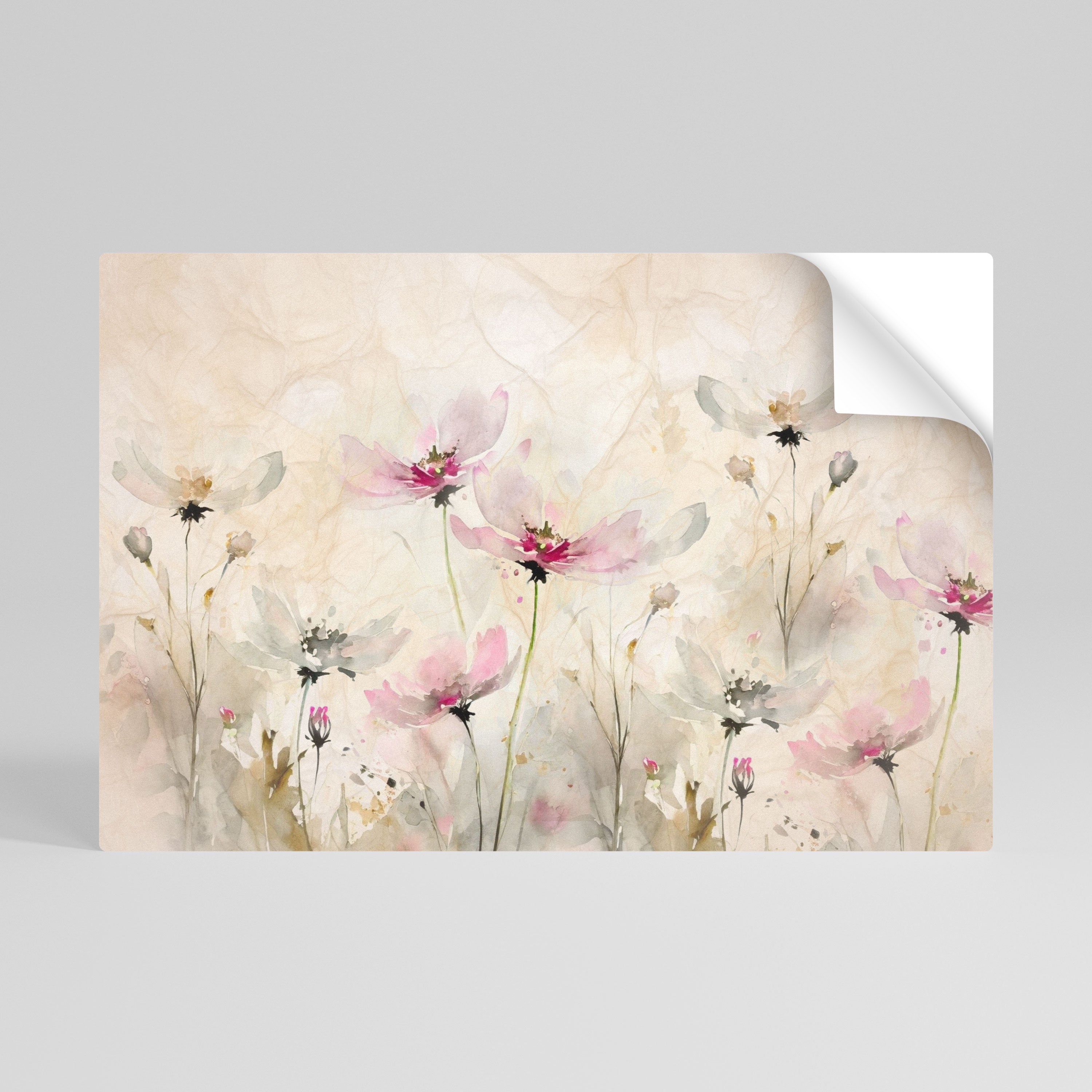 PAINTED LIGHTNESS Póster Autocolante Horizontal