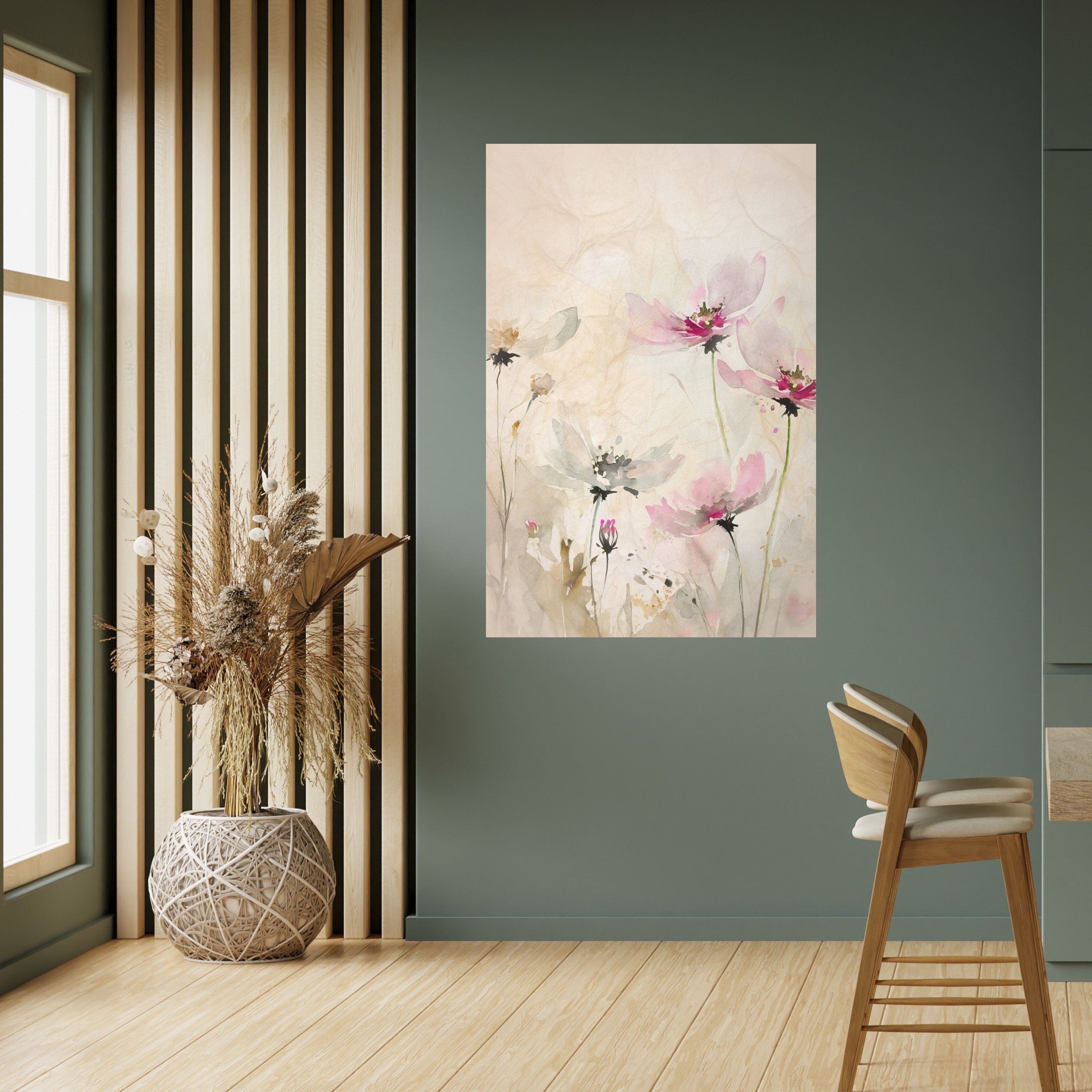 PAINTED LIGHTNESS Peel and Stick Vertical Poster