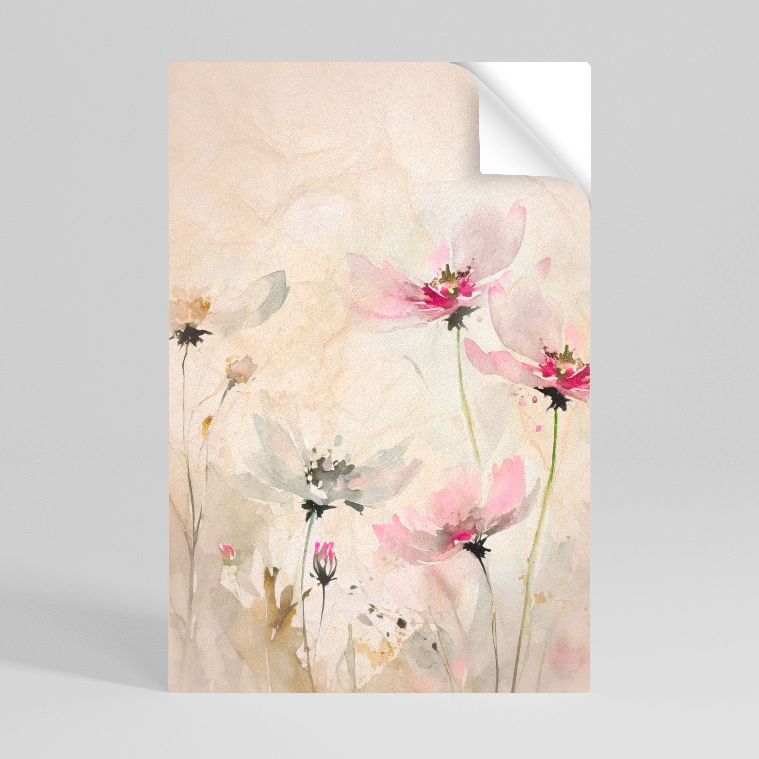 PAINTED LIGHTNESS Poster Vertical Autocolante