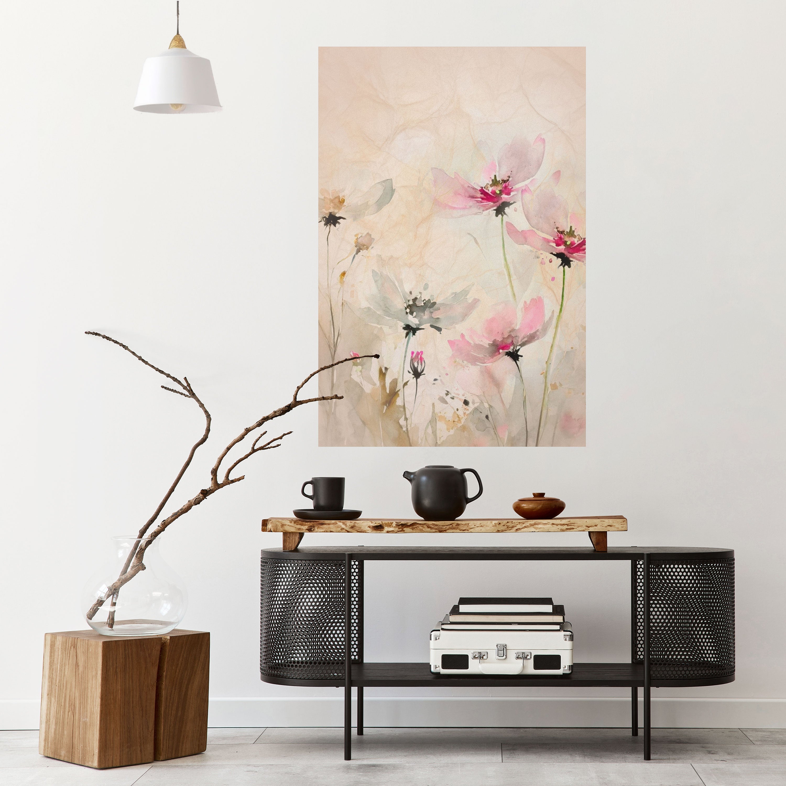 PAINTED LIGHTNESS Poster Vertical Autocolante