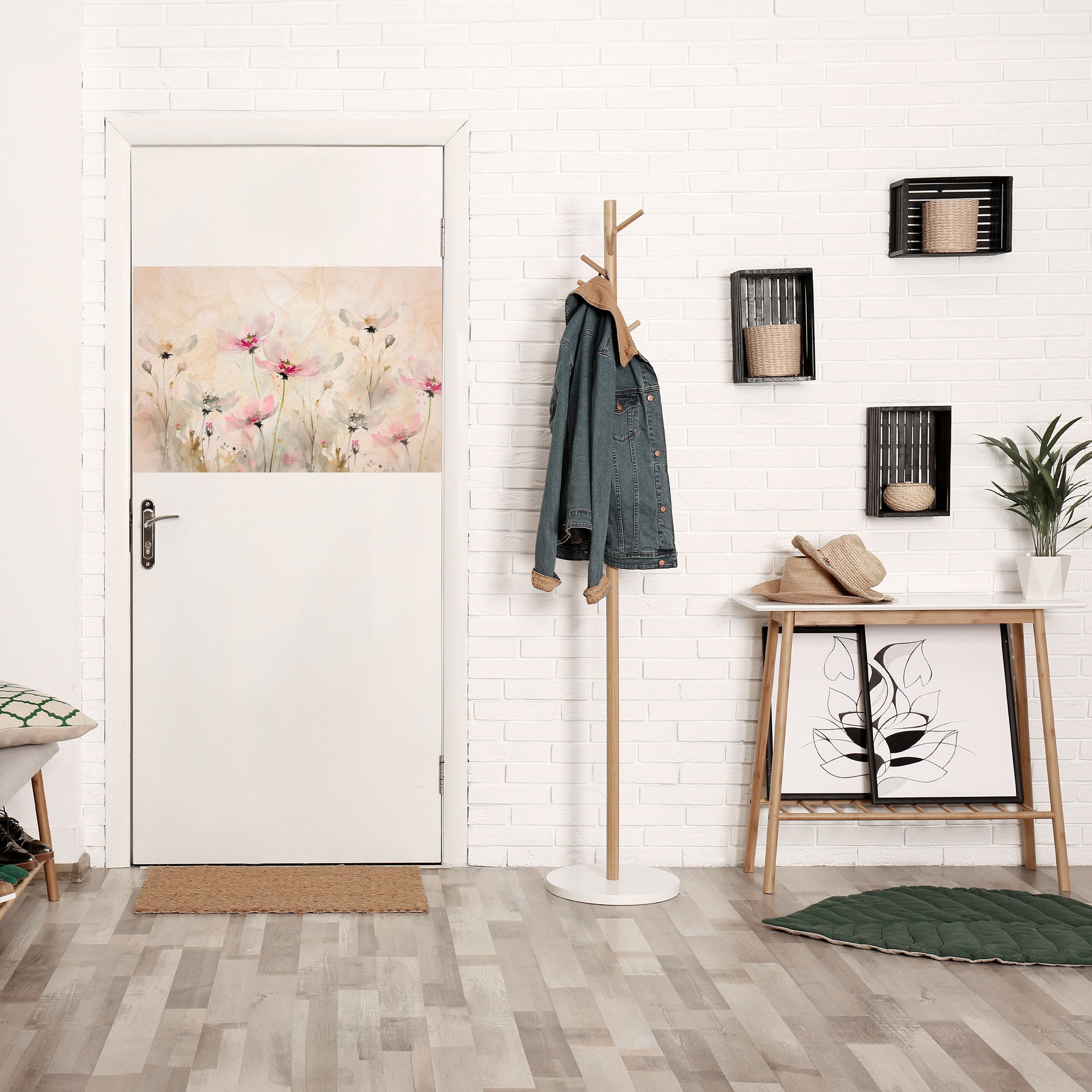 PAINTED LIGHTNESS Peel and Stick Horizontal Poster