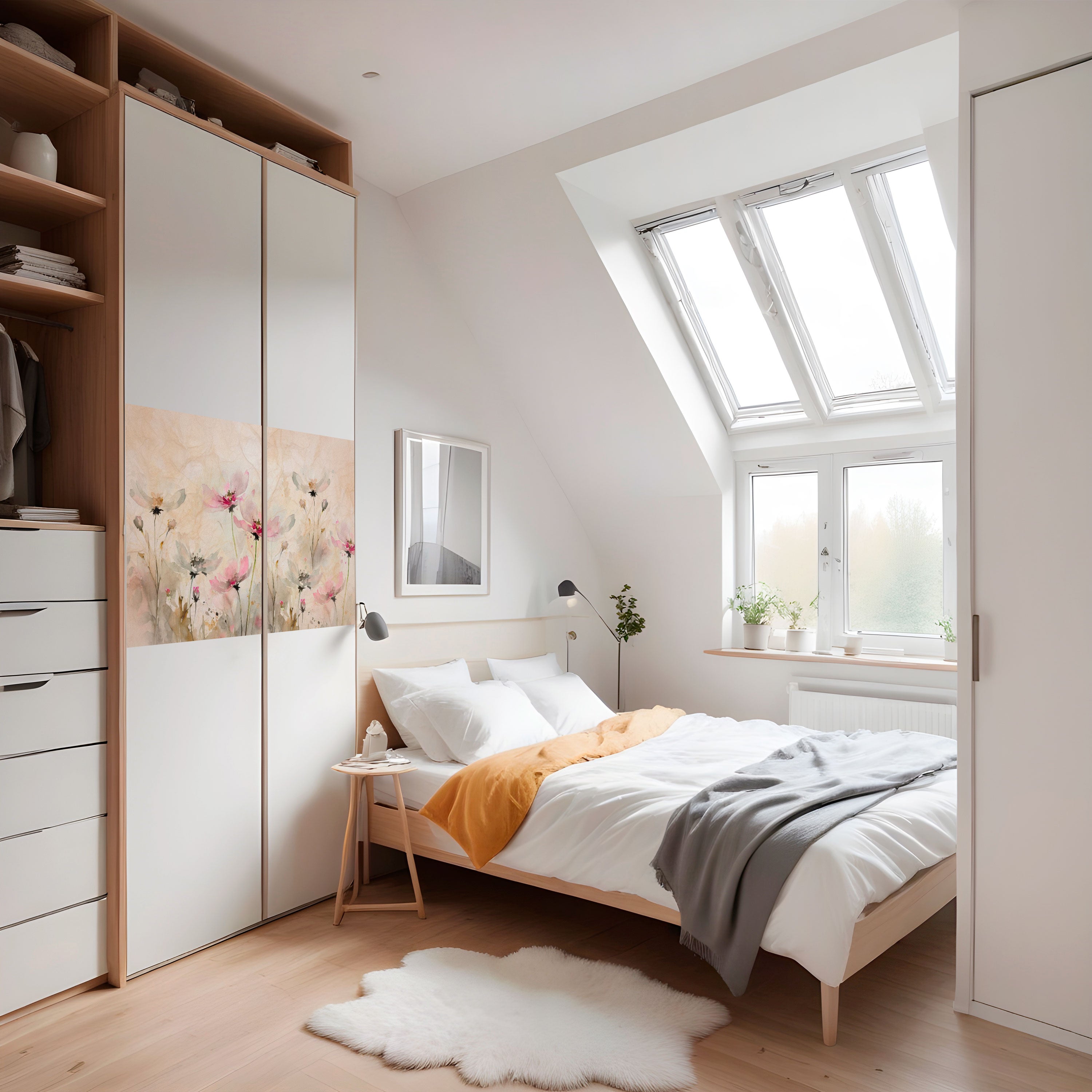 PAINTED LIGHTNESS Peel and Stick Horizontal Poster