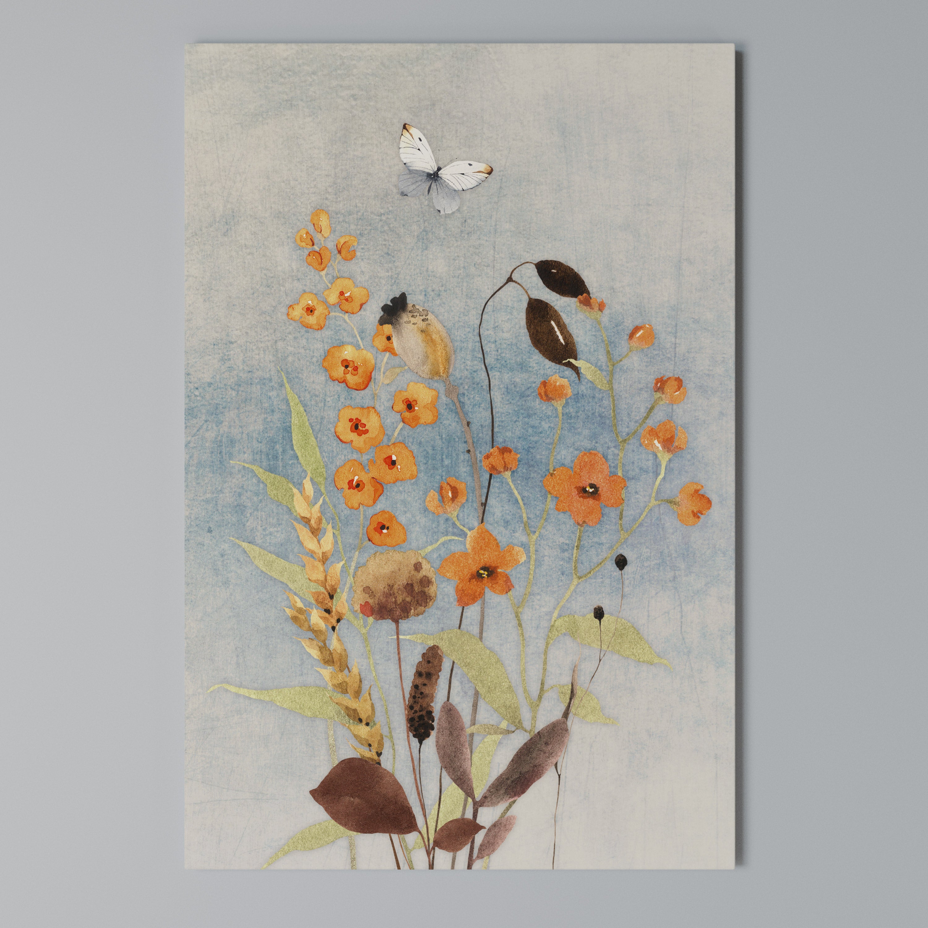 WHISPERS OF WILDFLOWERS Quadro em tela vertical