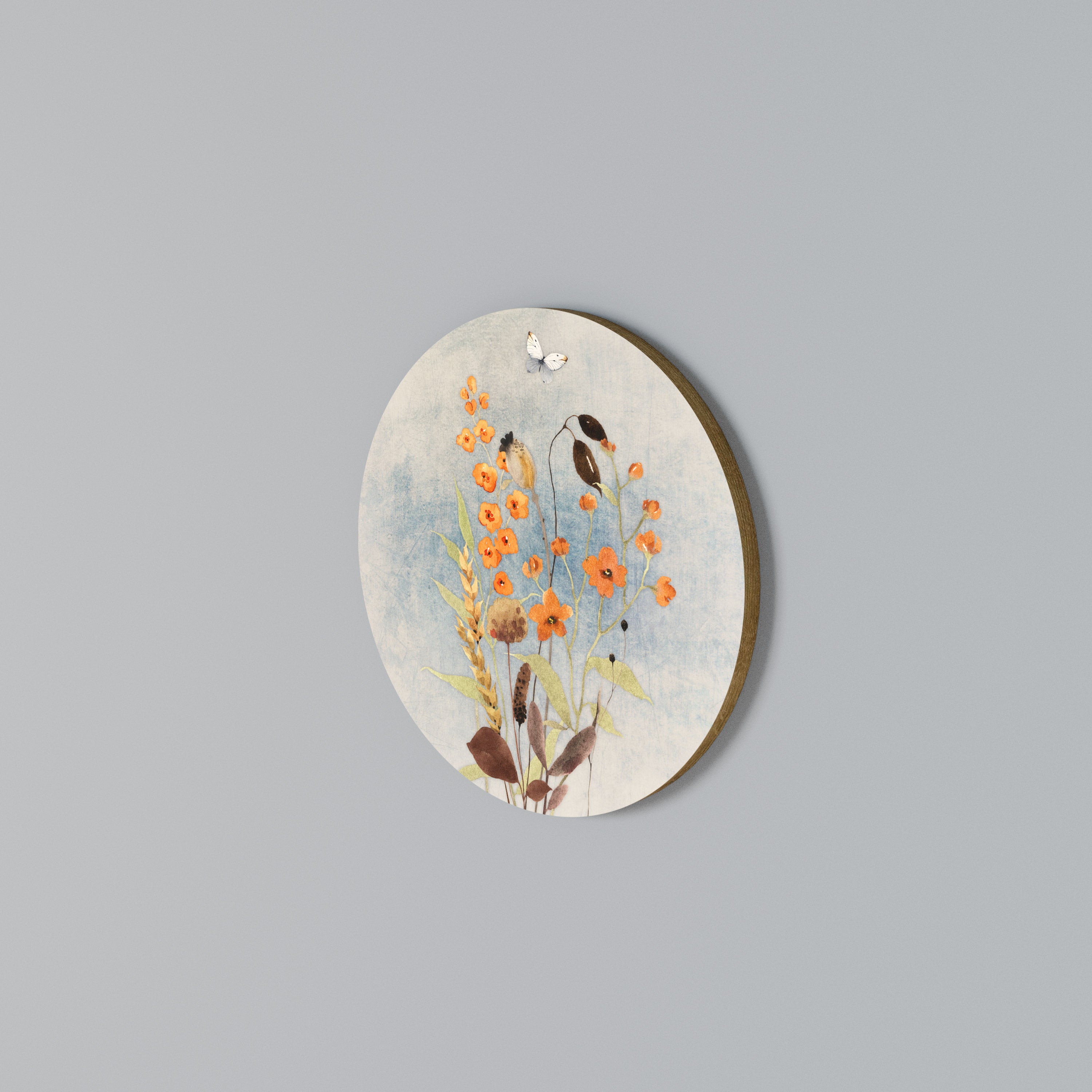 WHISPERS OF WILDFLOWERS Arte de Parede Redonda