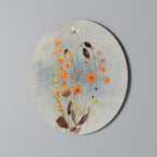 WHISPERS OF WILDFLOWERS Round Wall Art