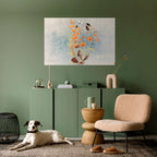 WHISPERS OF WILDFLOWERS Peel and Stick Horizontal Poster