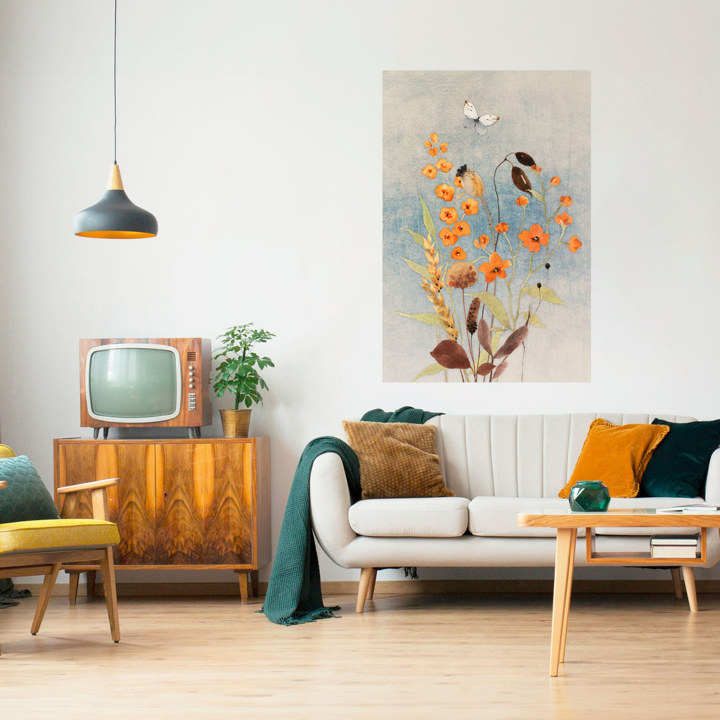 WHISPERS OF WILDFLOWERS Poster Vertical Autocolante