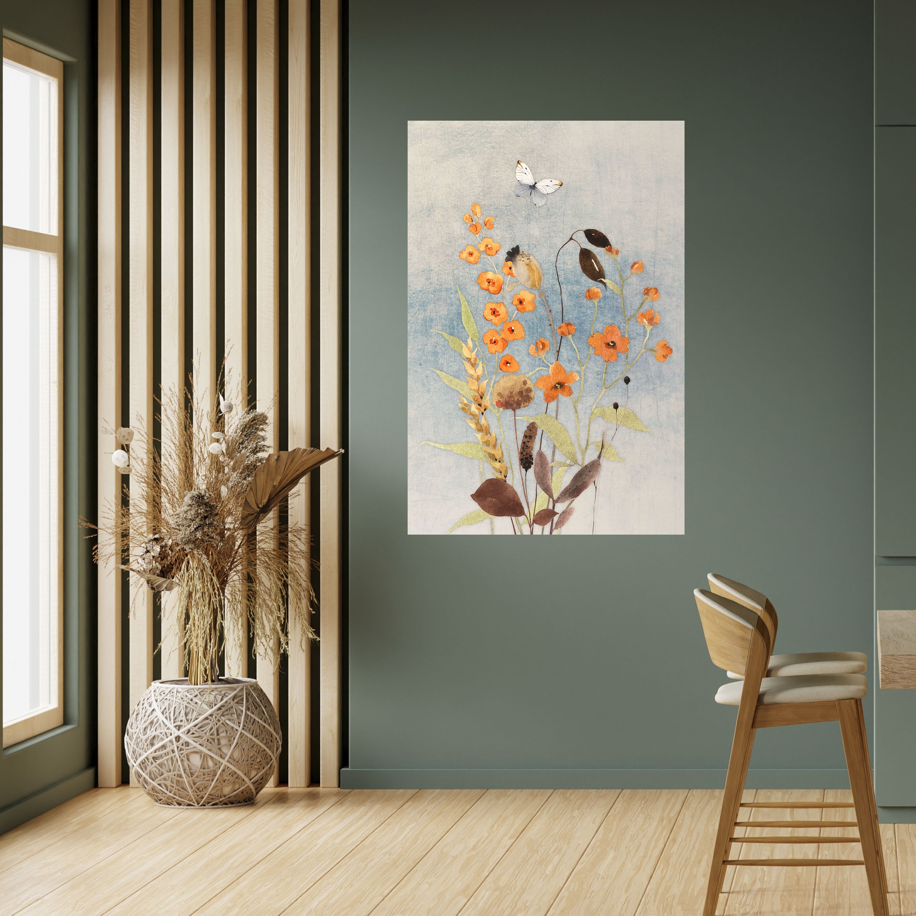 WHISPERS OF WILDFLOWERS Poster Vertical Autocolante