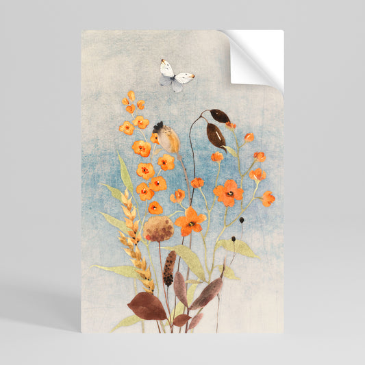 WHISPERS OF WILDFLOWERS Póster Autocolante Vertical