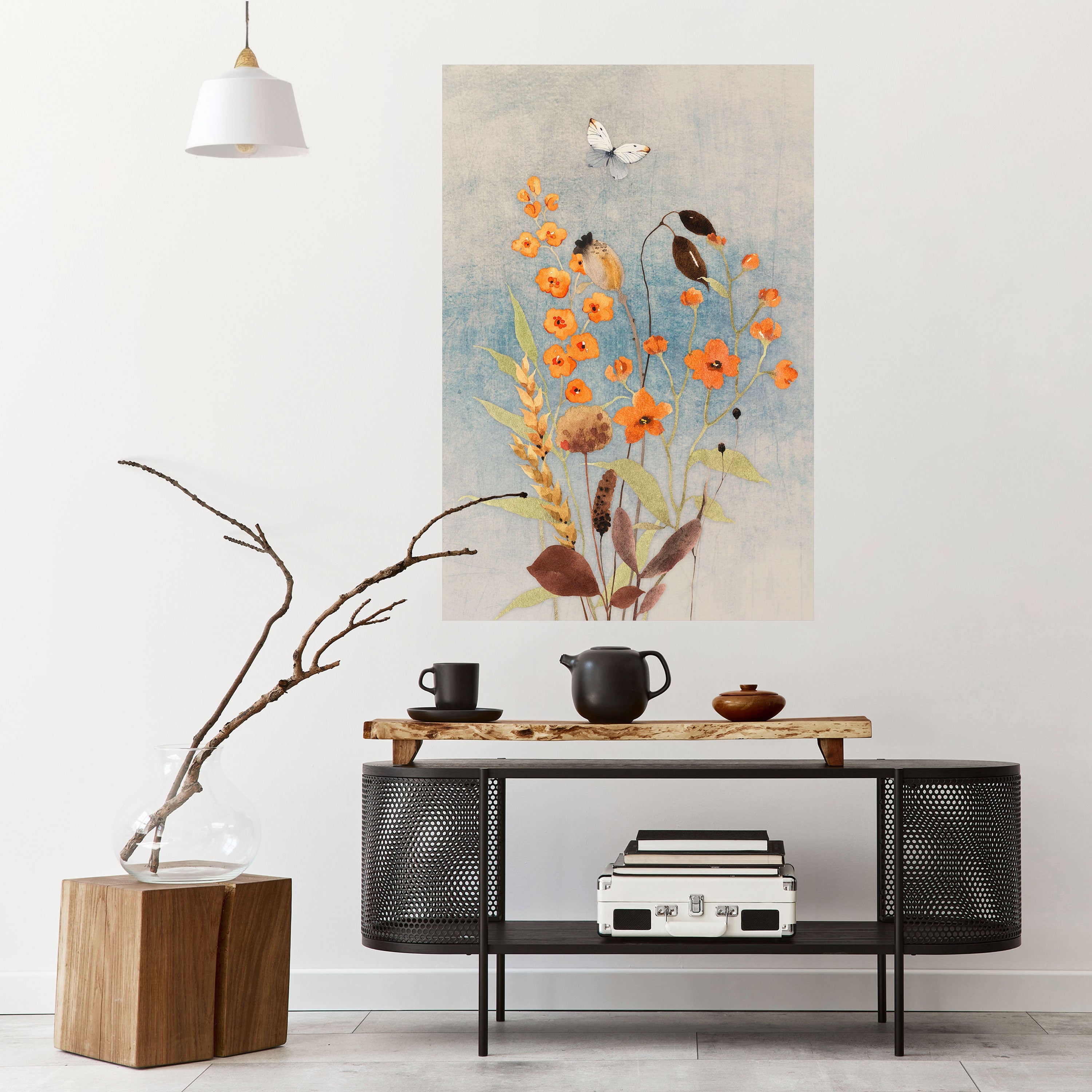 WHISPERS OF WILDFLOWERS Poster Vertical Autocolante